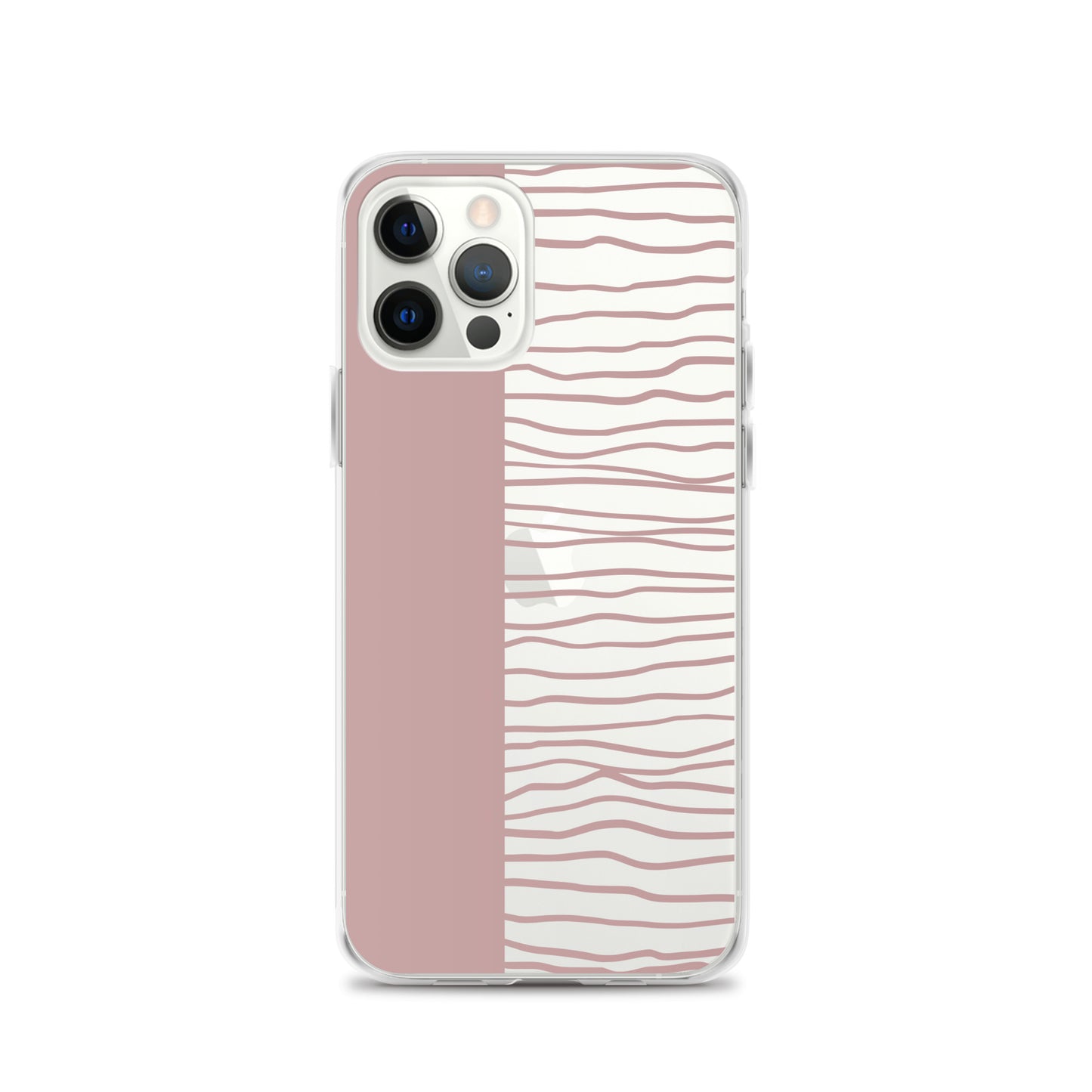 Modern Abstract Clear iPhone Case