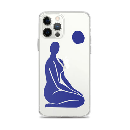 Blue Woman iPhone Case