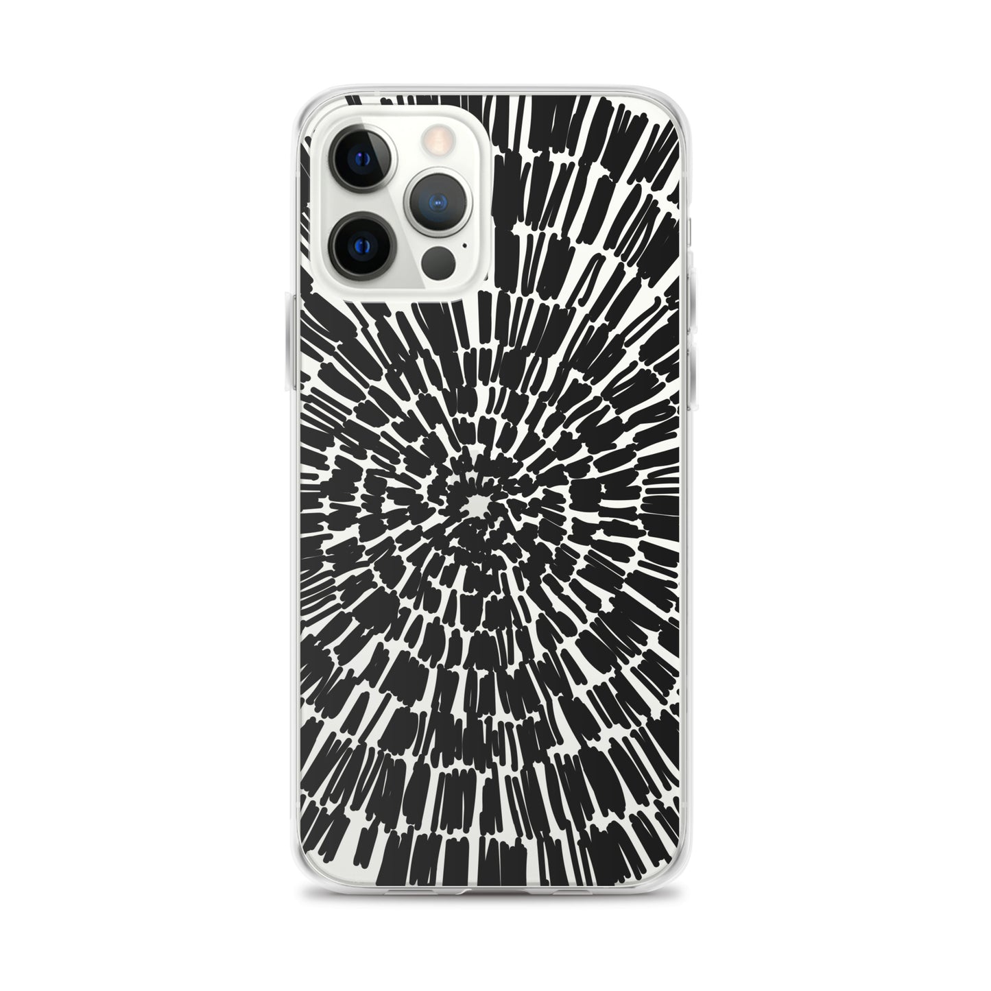 Black Abstract Composition iPhone Case