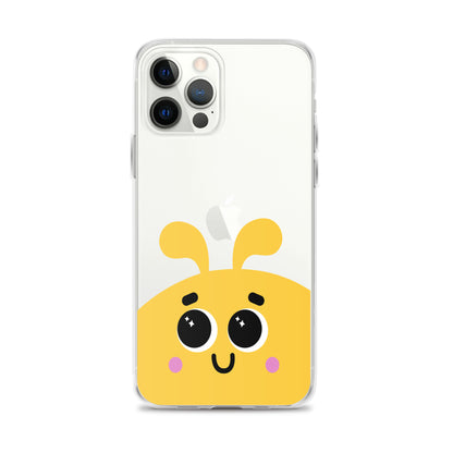 Yellow Happy Tiny Monster iPhone Case