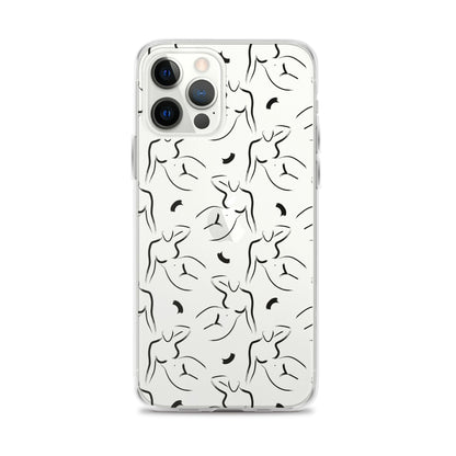 Woman Body Pattern iPhone Case