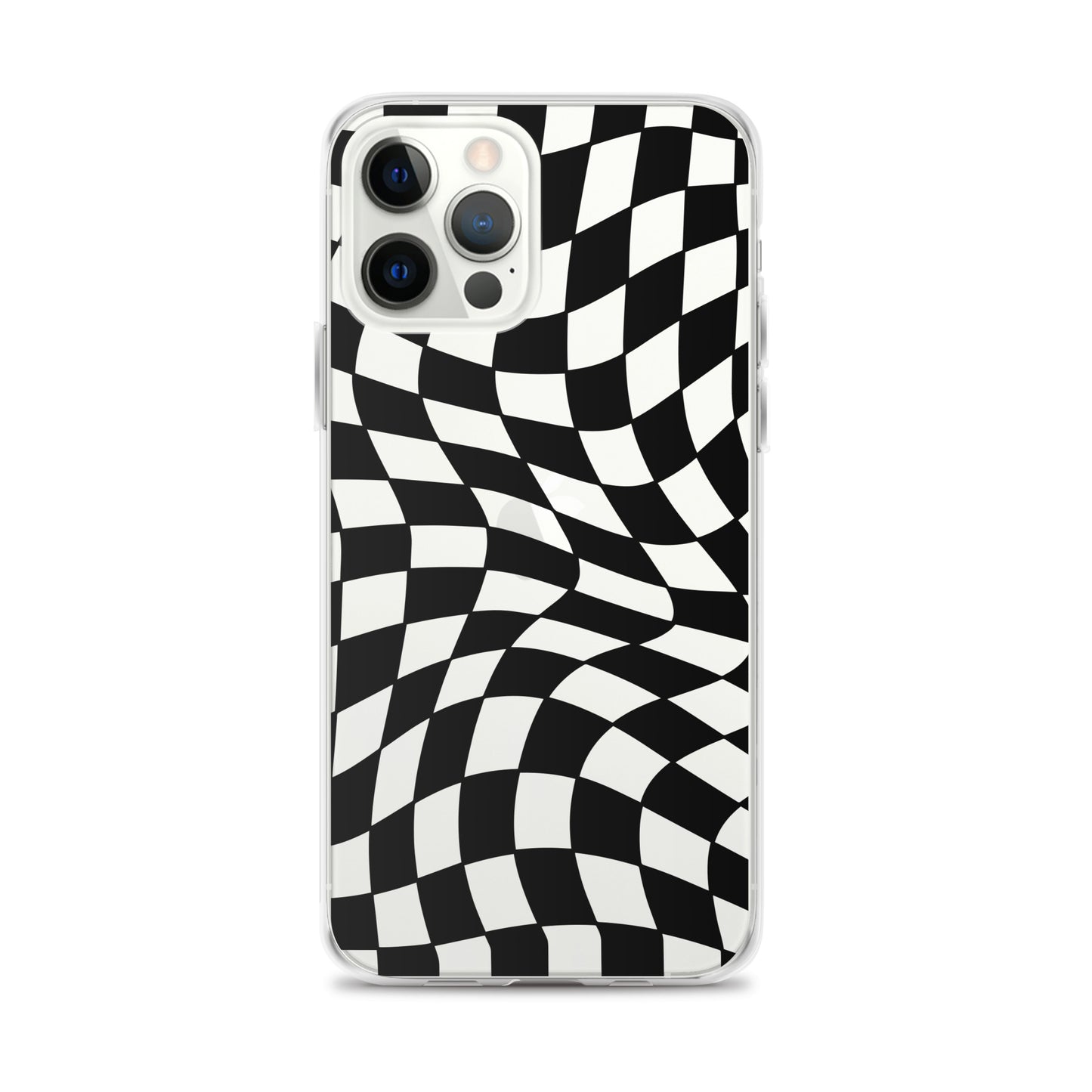 Black And White Checkerboard iPhone Case