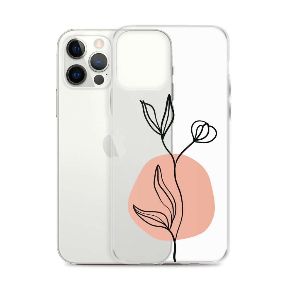 Floral Danish Modern iPhone Case