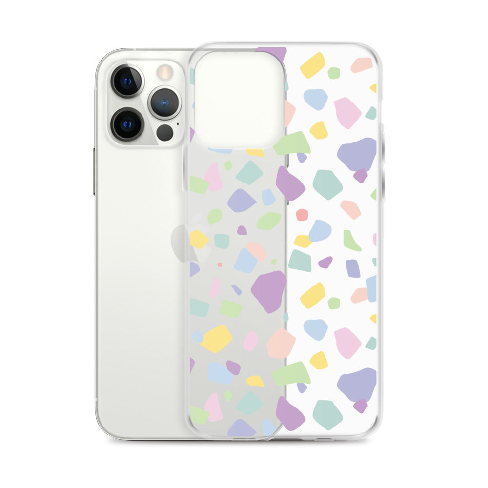 Pastel Terrazzo Cute iPhone Case