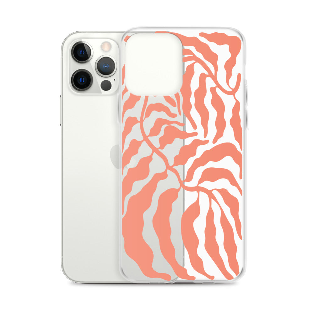 Peach Leaf iPhone Case