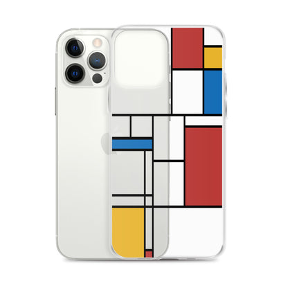 Piet Mondrian Geometric iPhone Case