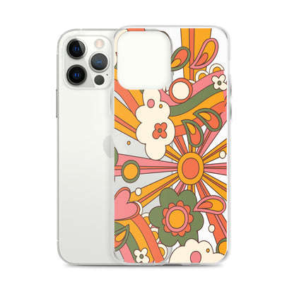 Hippie Groovy Retro iPhone Case