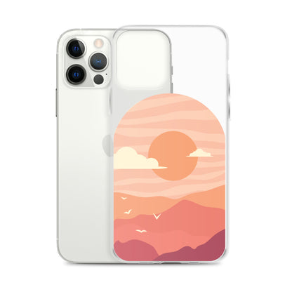 Pink Landscape Travel iPhone Case