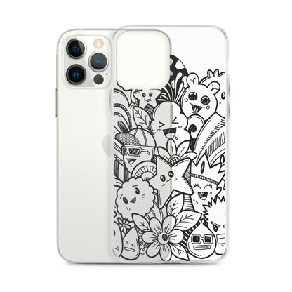 Funny Doodle Graffiti Art iPhone Case