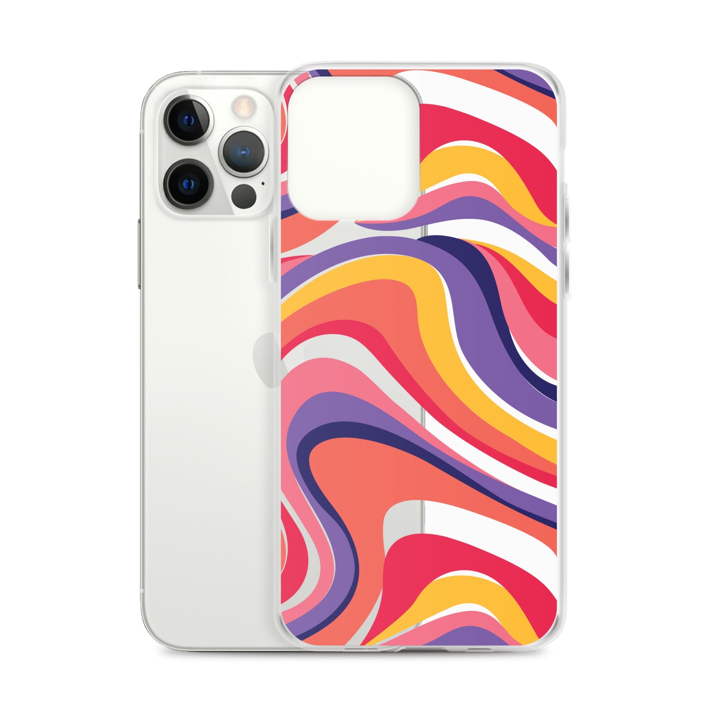 Colorful Liquid Swirl iPhone Case