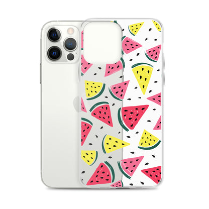 Summer Watermelon Pattern iPhone Case