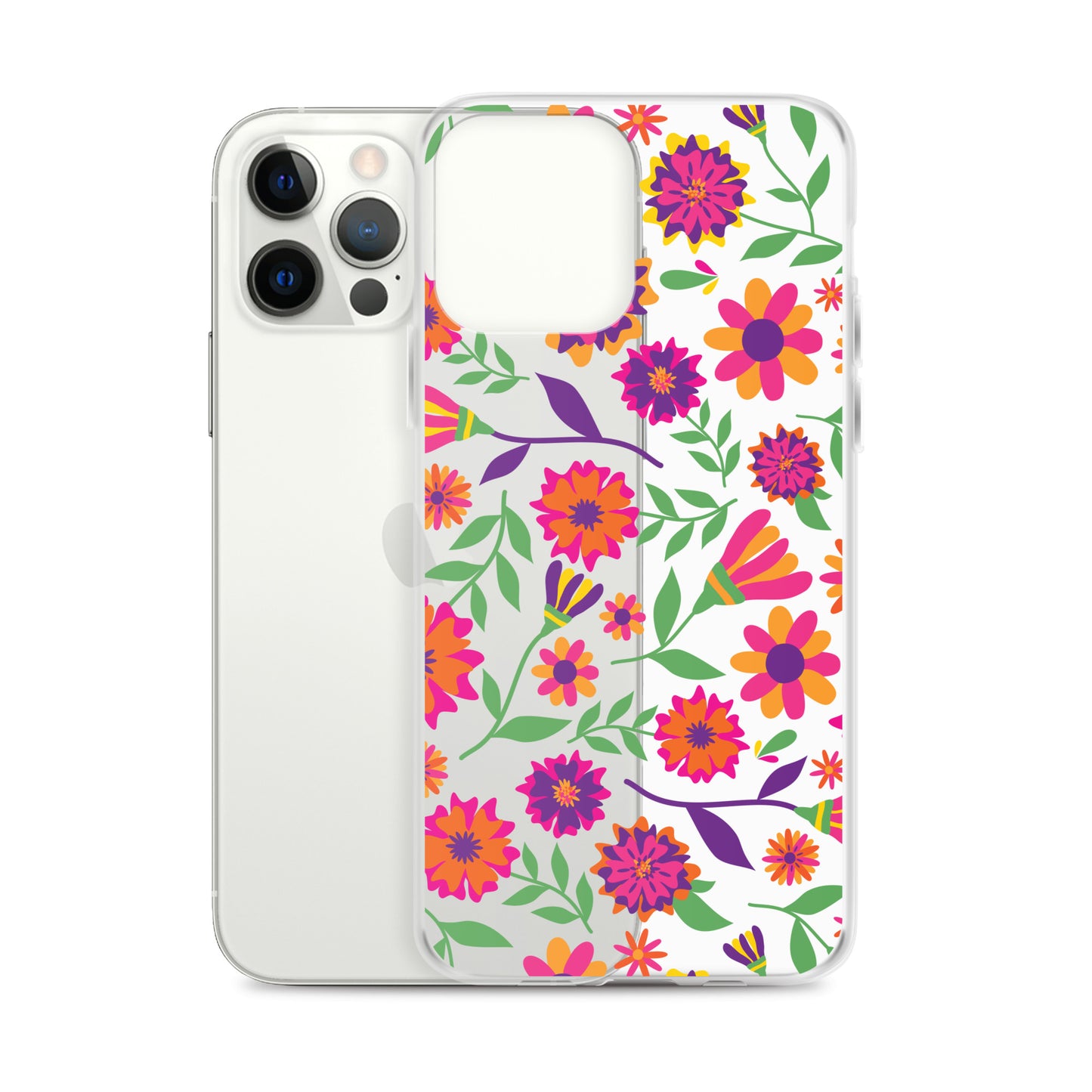 Colorful Floral Pattern iPhone Case