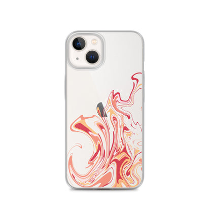 Abstract Liquid Swirl iPhone Case