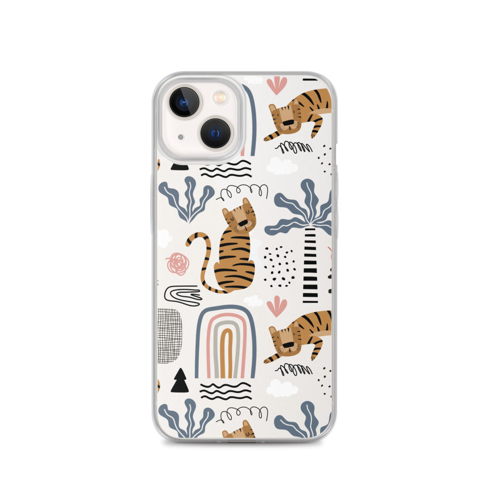 Cute Boho Cheetah iPhone Case