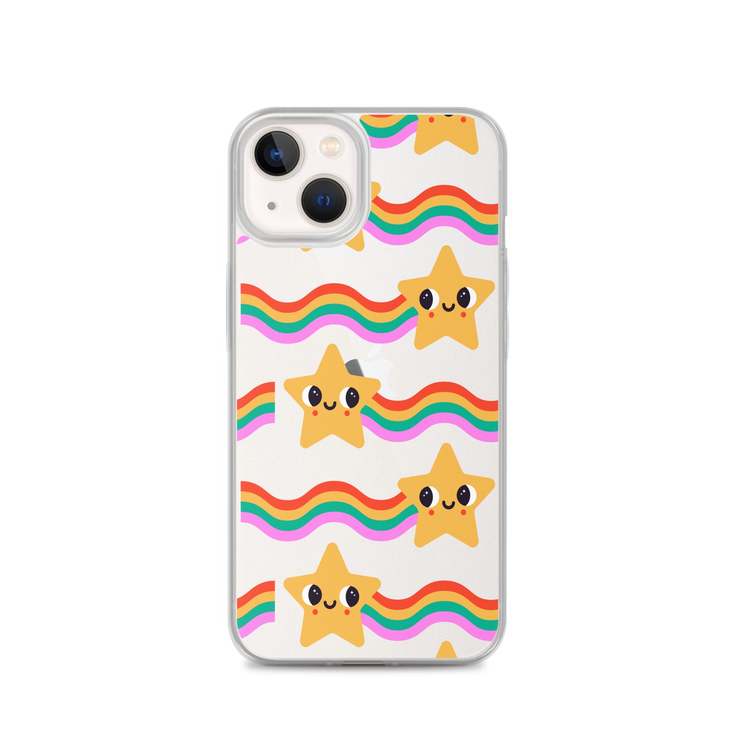 Happy Comet Rainbow iPhone Case