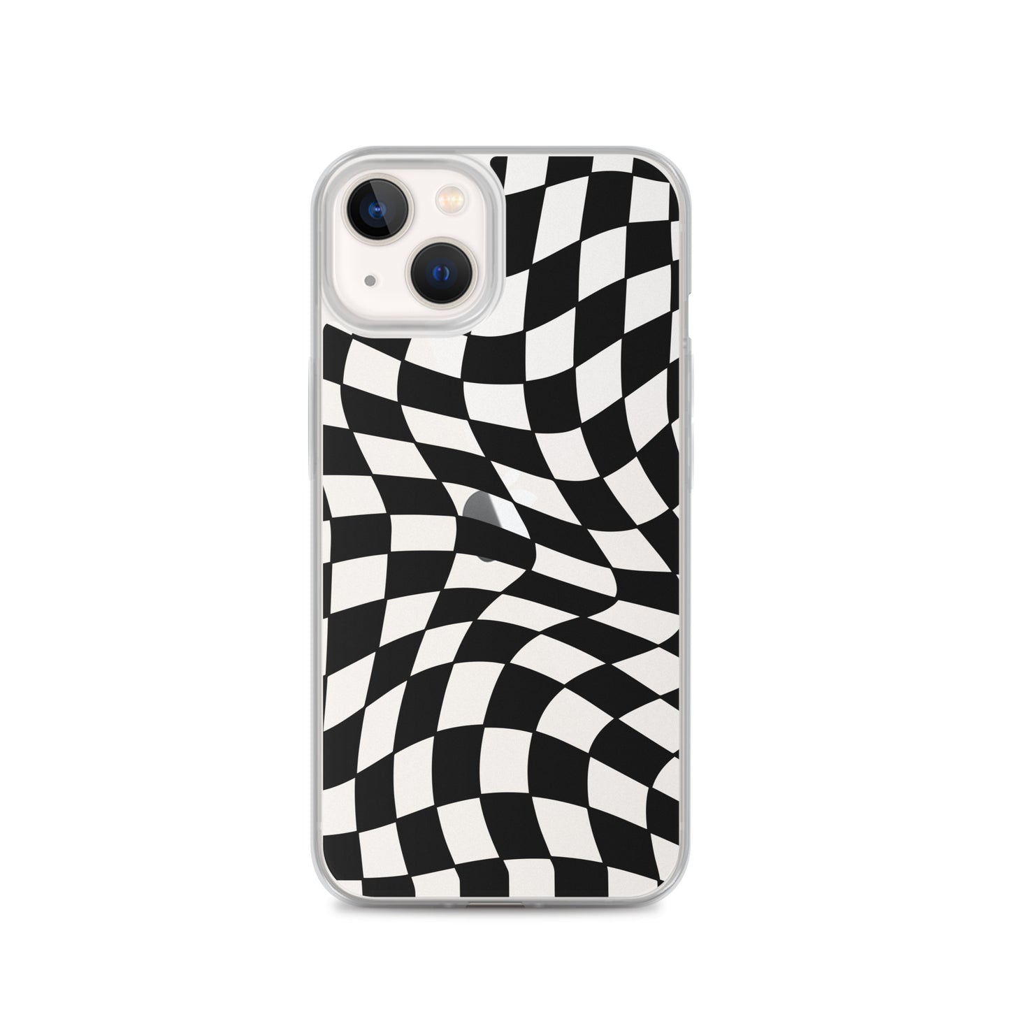 Black And White Checkerboard iPhone Case