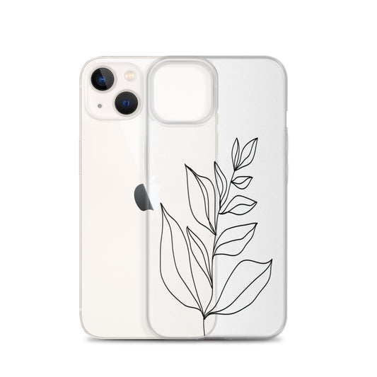 Botanical Line Art iPhone Case