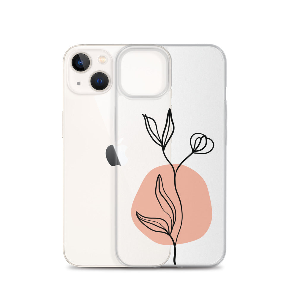 Floral Danish Modern iPhone Case