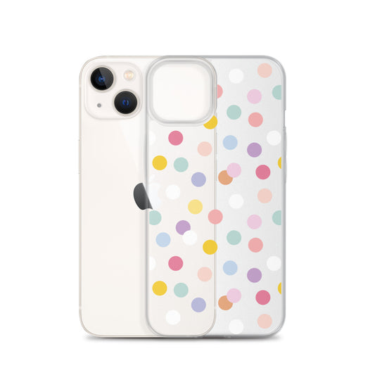 Colorful Pastel Dots iPhone Case