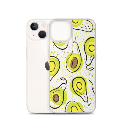 Avocado Green Vege iPhone Case