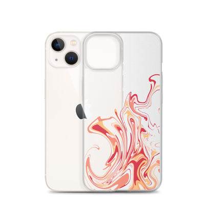 Abstract Liquid Swirl iPhone Case