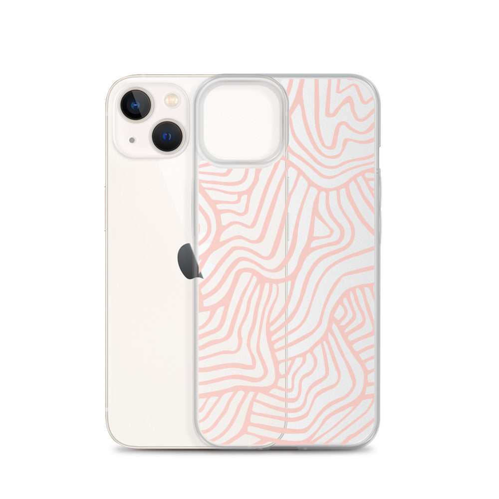 Mid Century Pink Feminin iPhone Case