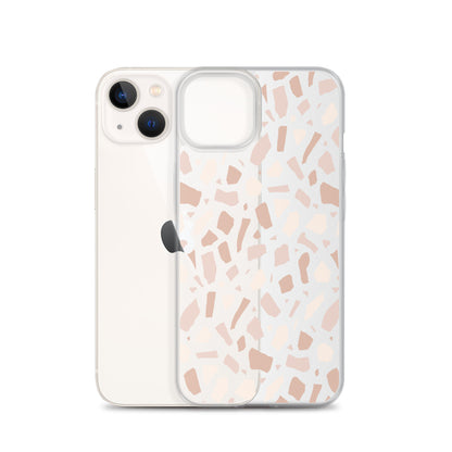 Beige Natural Terrazzo iPhone Case