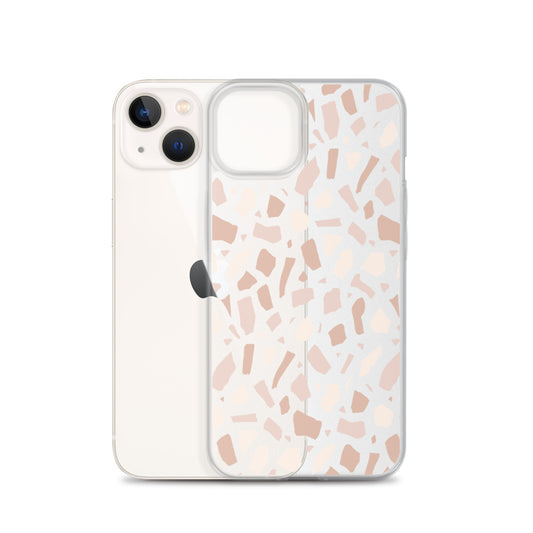 Beige Natural Terrazzo iPhone Case