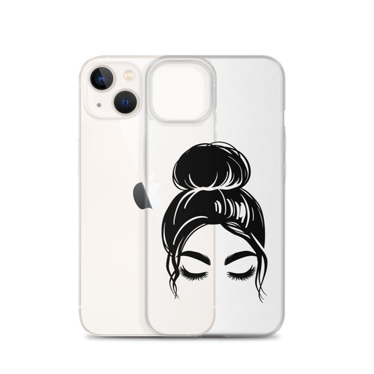 Woman Face Eyelashes iPhone Case