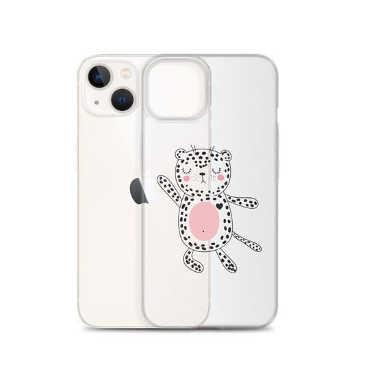 Cute Pink Cat iPhone Case