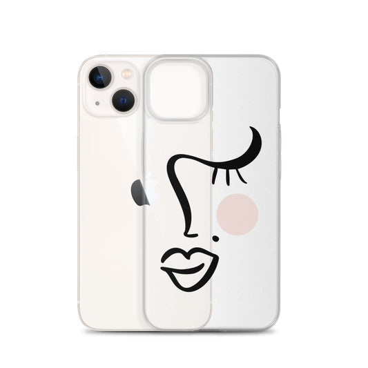 Woman Face iPhone Case