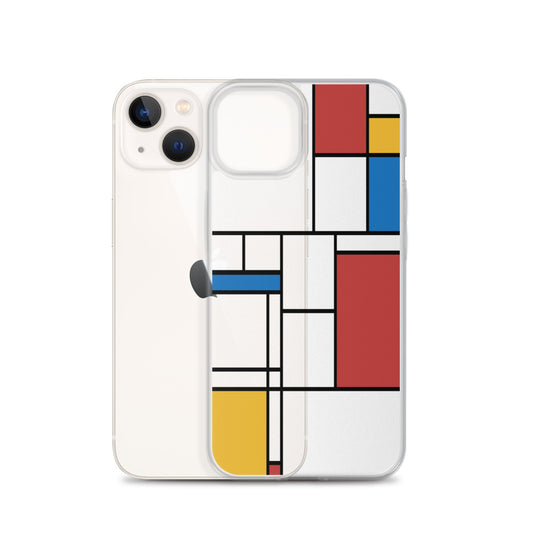 Piet Mondrian Geometric iPhone Case