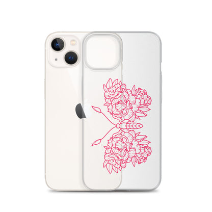 Pink Butterfly iPhone Case