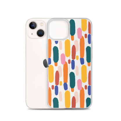 Mid Century Modern Colorful iPhone Case