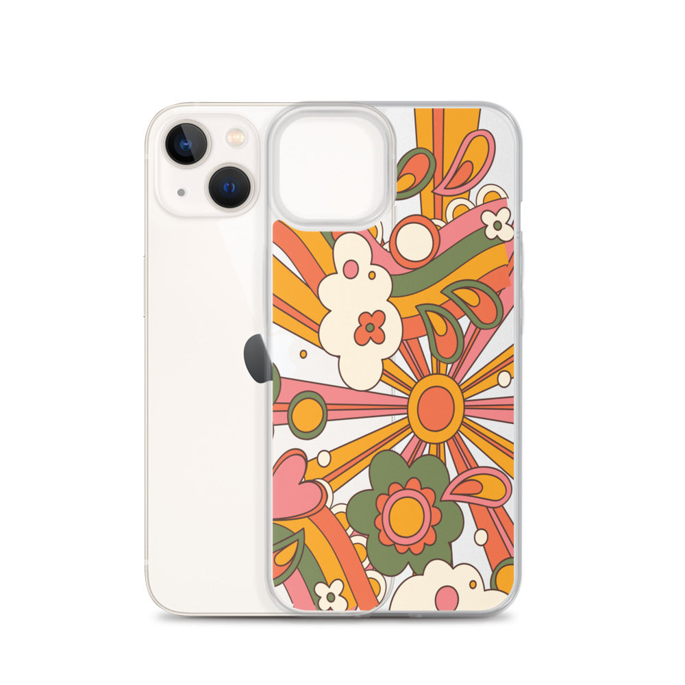 Hippie Groovy Retro iPhone Case