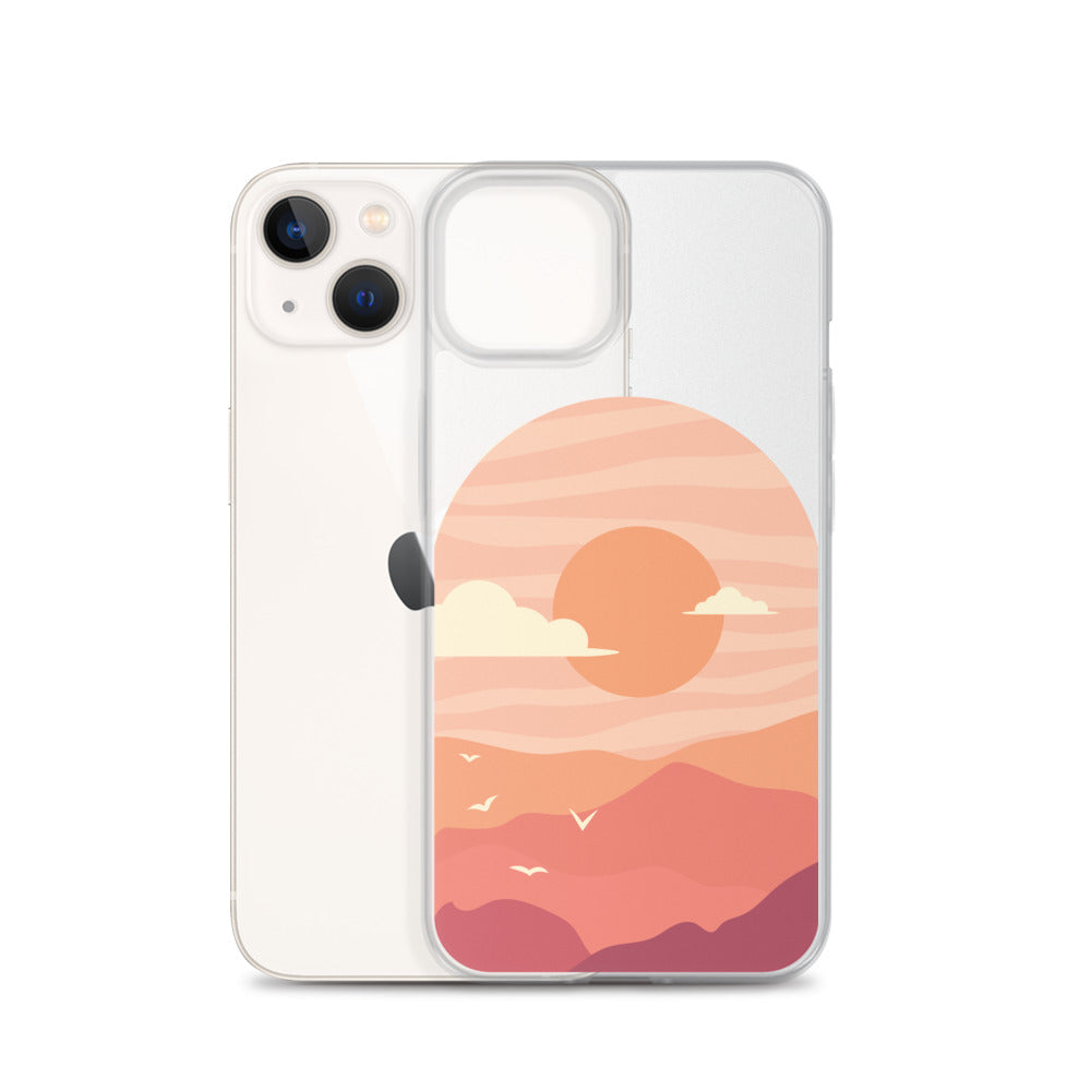 Pink Landscape Travel iPhone Case