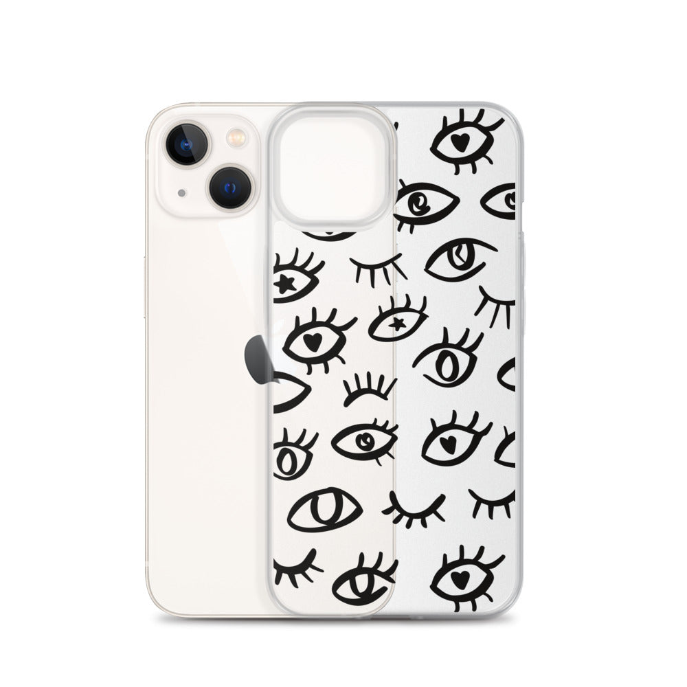 Pop Art Eyes iPhone Case