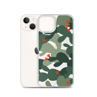 Green Cactus iPhone Case