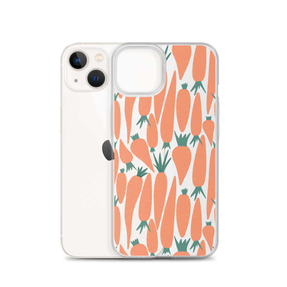 Retro Carrot Vege iPhone Case - HypeSheriff