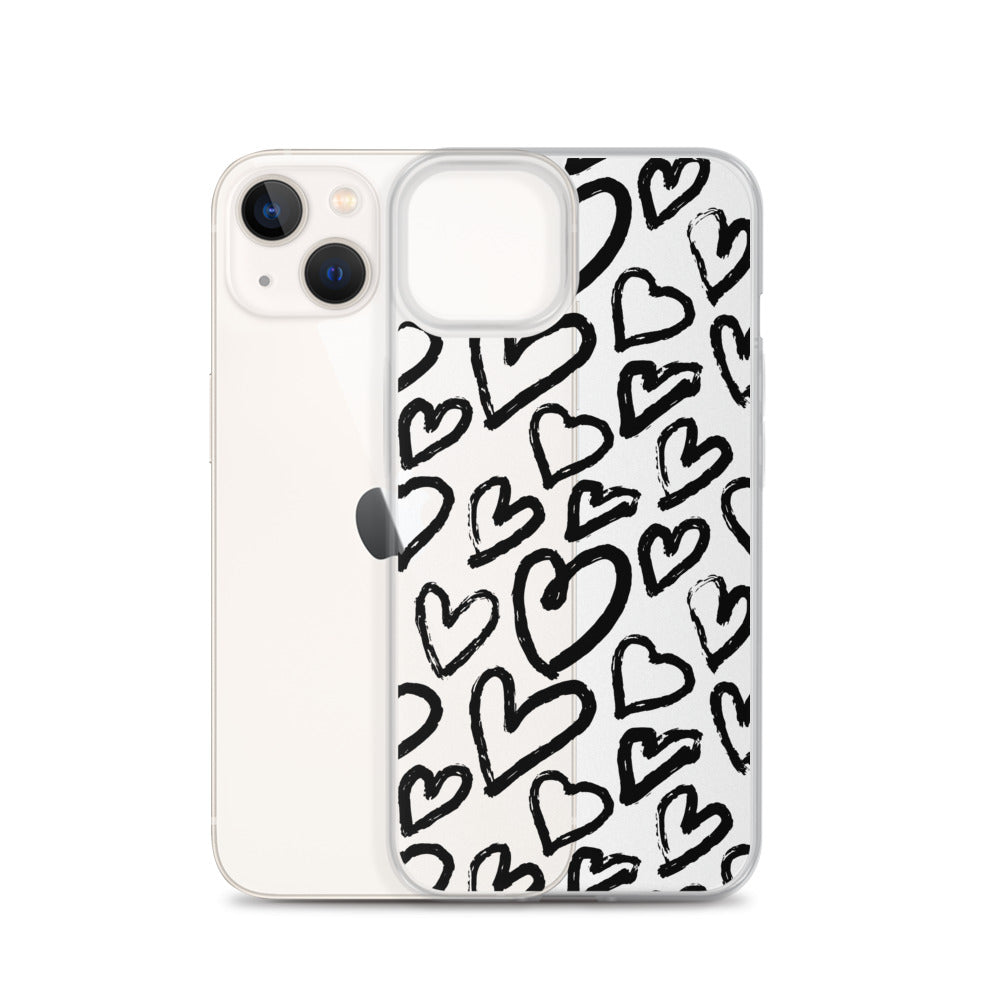 Black Hearts Graffiti iPhone Case – HypeSheriff