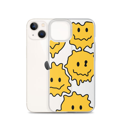 Smiling Faces - Trippy iPhone Case