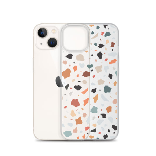 Italian Terrazzo iPhone Clear Case - HypeSheriff