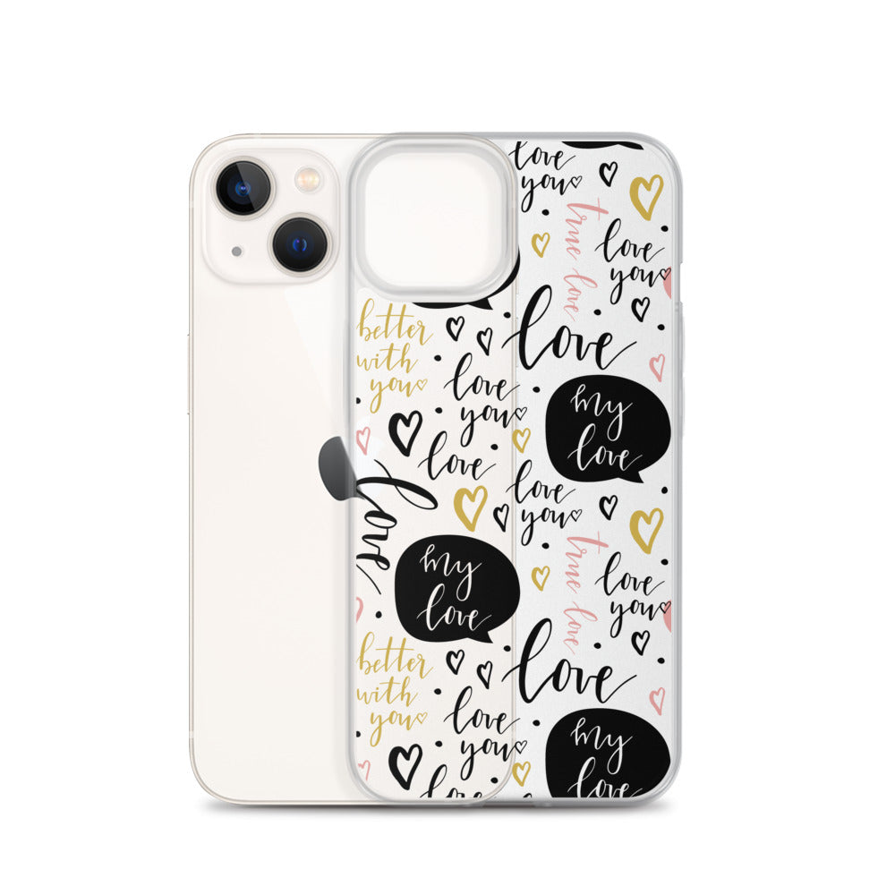 My Love iPhone Clear Case - HypeSheriff