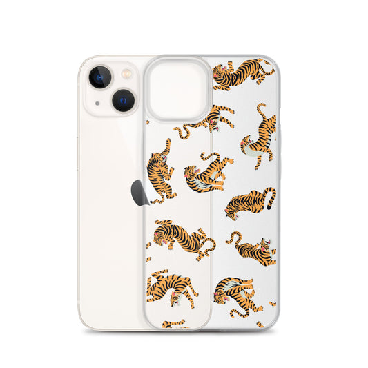Leopard Pattern iPhone Clear Case