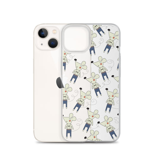 Funny Cartoon Mouse Pattern iPhone Case