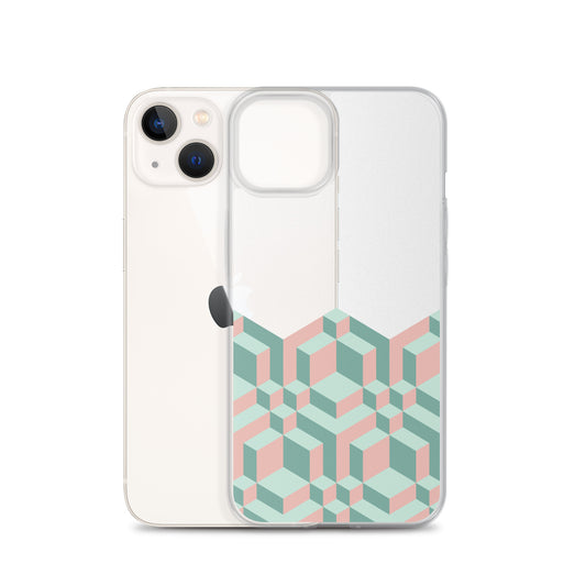 Pastel Retro Bauhaus iPhone Case