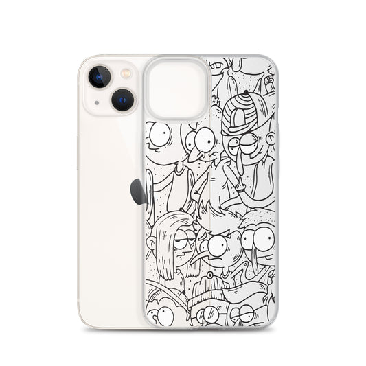 Rick and Morty Funny Cartoon iPhone Case