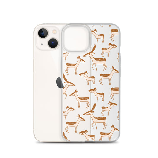 Forest Lover Deer Pattern iPhone Case