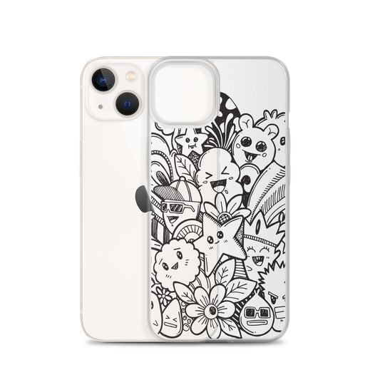 Funny Doodle Graffiti Art iPhone Case