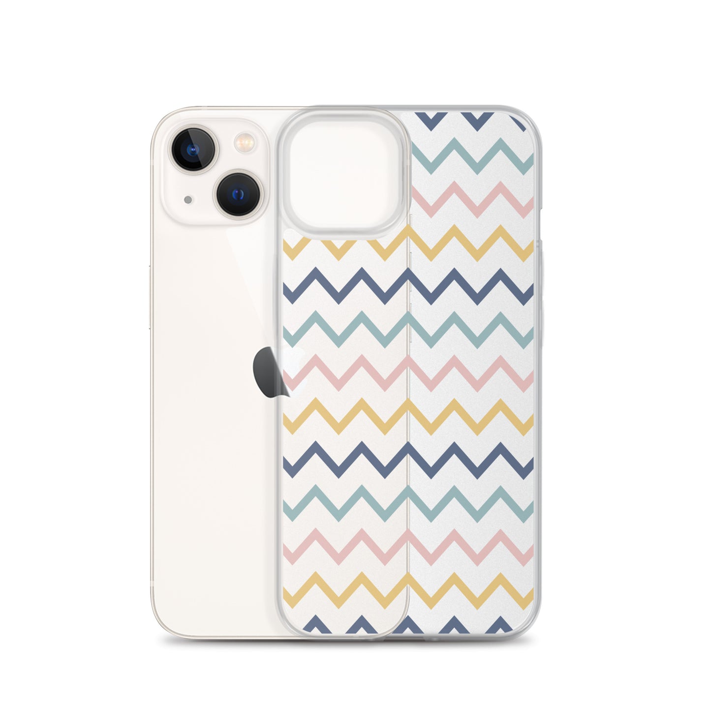 Modern Zig Zag Pattern iPhone Case